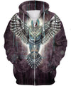 Night Owl 3D Hoodie - Native American Pride Shop