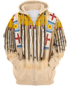 Native Wire Pattern 3D Hoodie - Native American Pride Shop