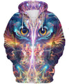 Owl Mystery 3D Hoodie - Native American Pride Shop