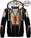 Black Pattern Feather 3D Hoodie - Native American Pride Shop