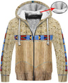 Tassels Brown 3D Hoodie - Native American Pride Shop