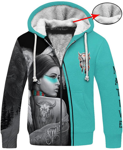 Native Woman 3D Hoodie WCS