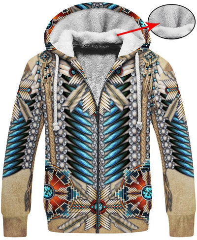 Native Bright Motifs 3D Hoodie - Native American Pride Shop