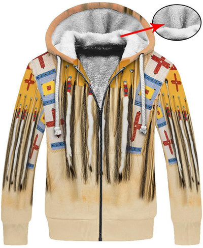 Native Wire Pattern 3D Hoodie - Native American Pride Shop