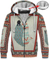 Two Girls Motifs 3D Hoodie - Native American Pride Shop