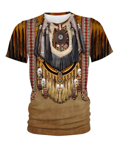 Native American Ancient Pattern 3D Hoodie - Native American Pride Shop