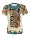 White Bead Native Chief 3D Hoodie - Native American Pride Shop