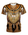 Native Patterns Feathers 3D Hoodie - Native American Pride Shop