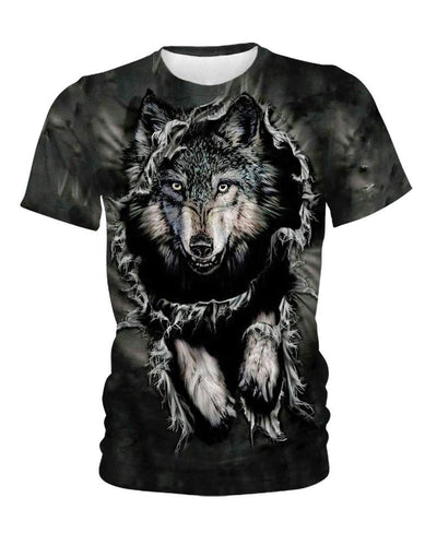 Wolf Breakout 3D Hoodie - Native American Pride Shop