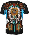 Native Bear Motifs 3D Hoodie - Native American Pride Shop