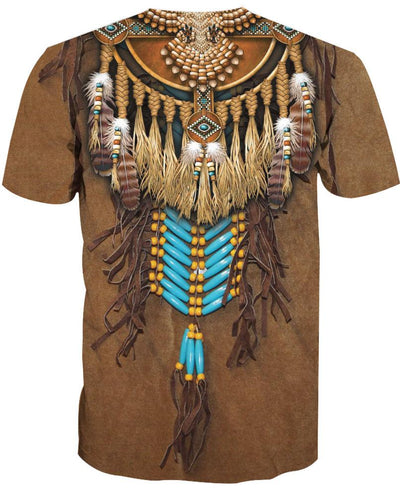 Brown Native Pattern - Welcome Native Spirit