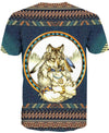 Blue Wolf Man 3D Hoodie - Native American Pride Shop