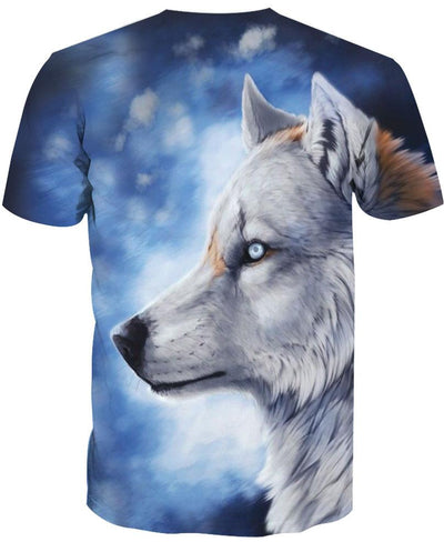 White Wolf 3D Hoodie - Native American Pride Shop