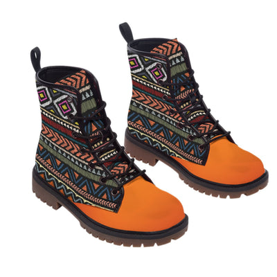 Pattern Native Leather Martin Short Boots WCS