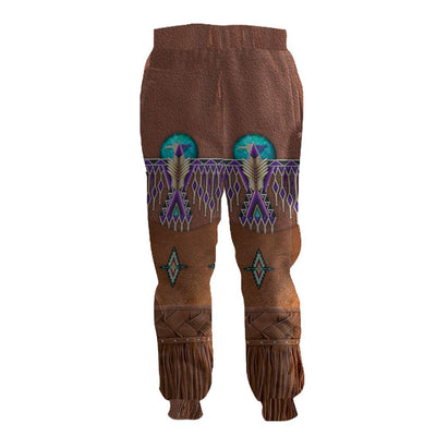 Brown Pattern Sweatpants WCS