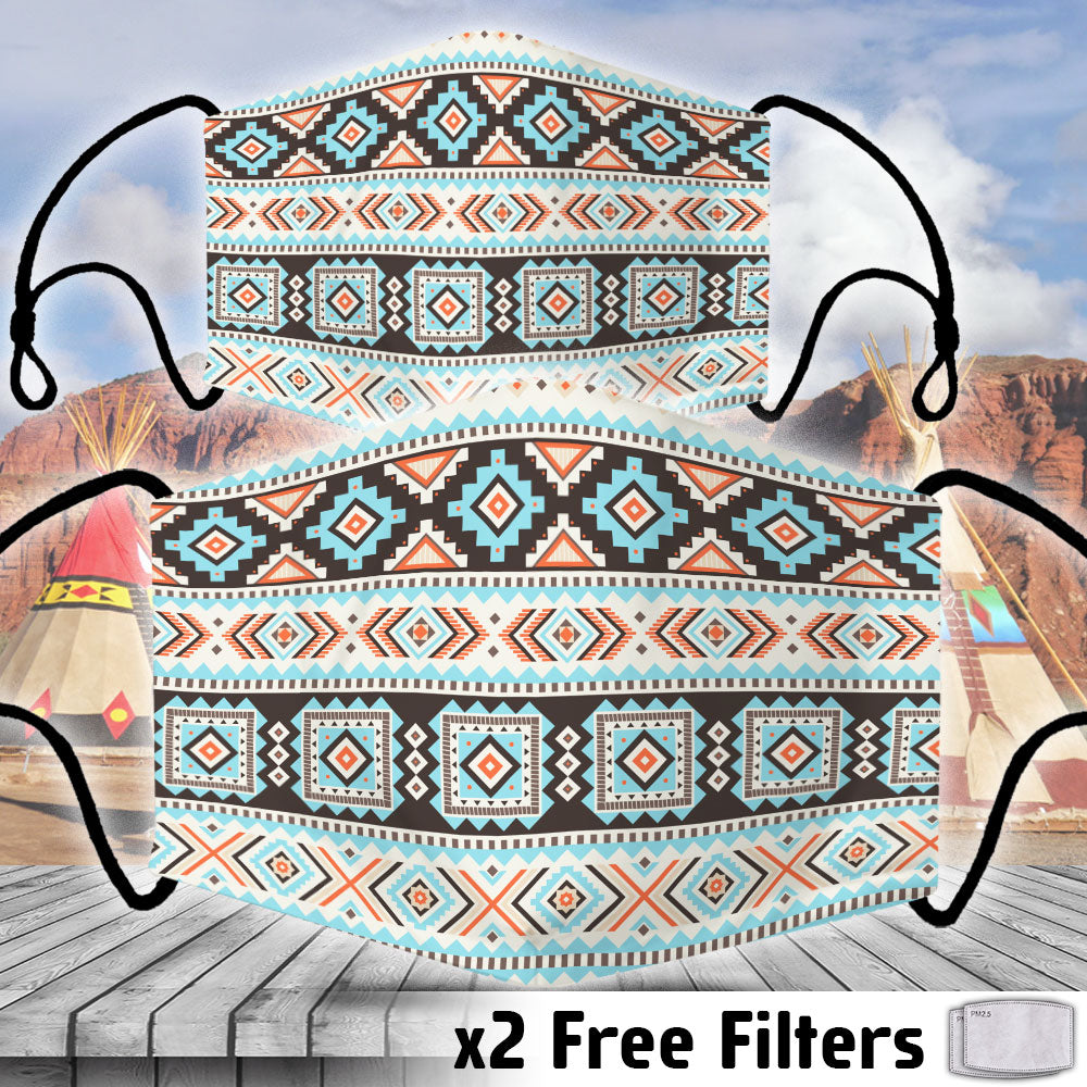 Native American Pattern  Print Mask WCS