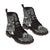 Skull Native  Leather Martin Short Boots WCS