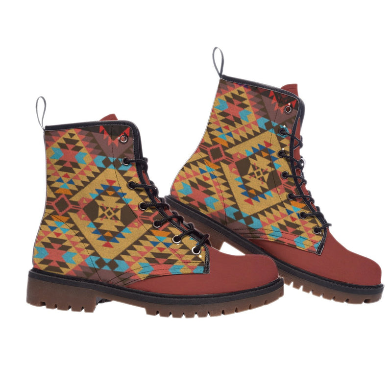 Pattern Native  Leather Martin Short Boots WCS