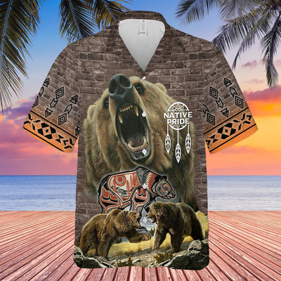 Native Bear Hawaiian Shirt WCS