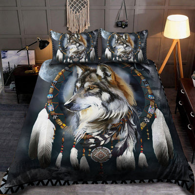 Wolf Native American Bedding Set WCS