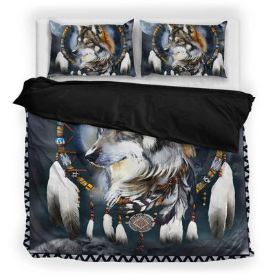 Wolf Native American Bedding Set WCS