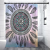 Peace Circle Dream Catcher Shower Curtains WCS