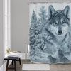 Snow Wolf Native American Shower Curtains WCS