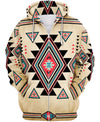 Native American - Ancient Pattern 3D Hoodie - Native American Pride Shop