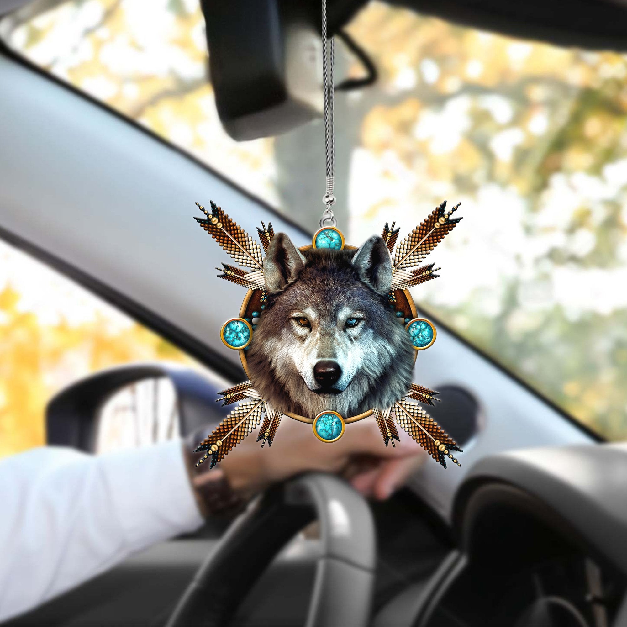 Native American Unique Design Car Hanging Ornament WCS