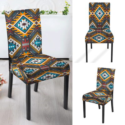 Multi Pattern Tribe Design Native American Tablecloth - Chair cover WCS