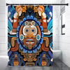 Native American Totem Pattern Shower Curtains WCS