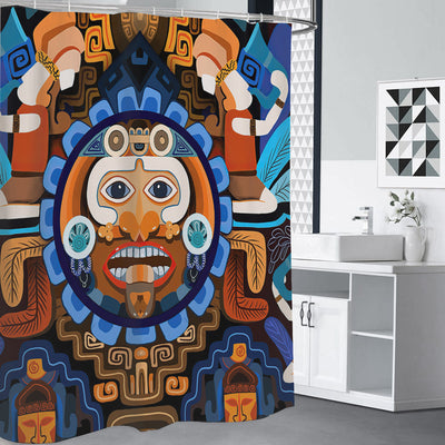 Native American Totem Pattern Shower Curtains WCS