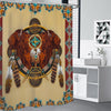 Native American Turtle Pattern Shower Curtains WCS