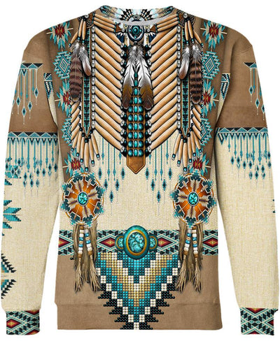 Native Pattern Beautiful 3D Hoodie - Native American Pride Shop