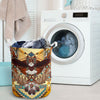 Yellow Dream Catcher Eagle Laundry Basket WCS