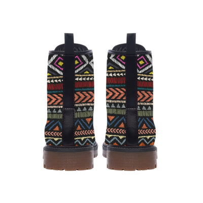 Pattern Native Leather Martin Short Boots WCS