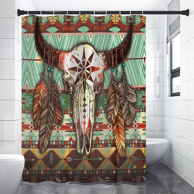 Inspired Apache Pattern Native American Shower Curtains WCS