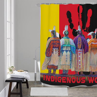 Indigenous Women Art Shower Curtains WCS