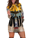 Native Coyote Spirit Hoodie Dress WCS