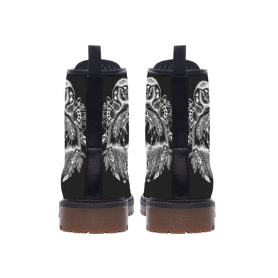 Pattern Native Leather Martin Short Boots WCS