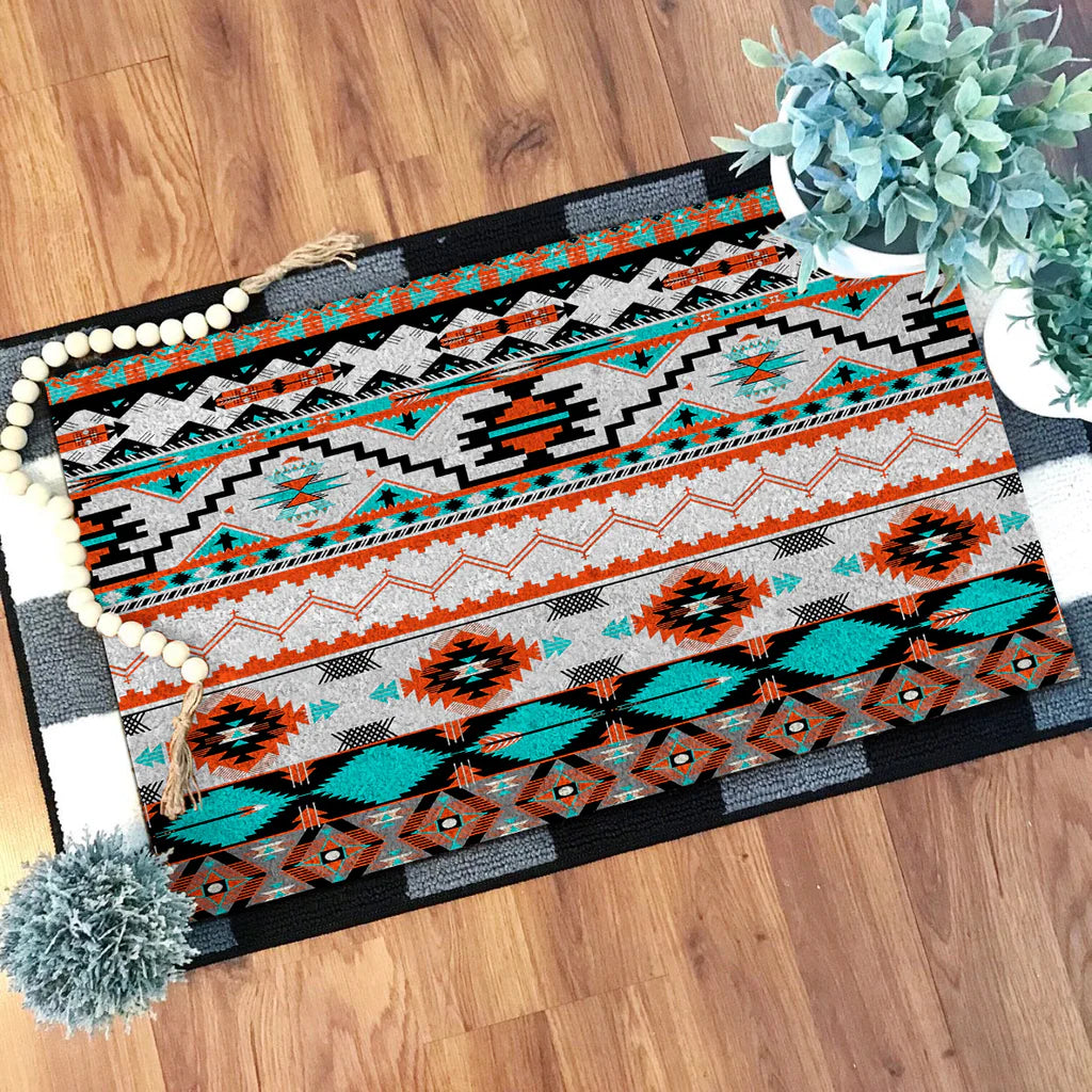 Border Design Patterns Native Doormat