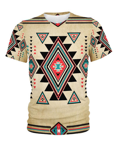 Native American - Ancient Pattern 3D Hoodie - Native American Pride Shop