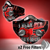 Velcro Mask - I Wear Red For My Sisters - BTG WCS