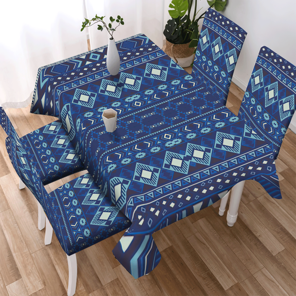 Pattern Tribe Design Native American Tablecloth - Chair cover WCS