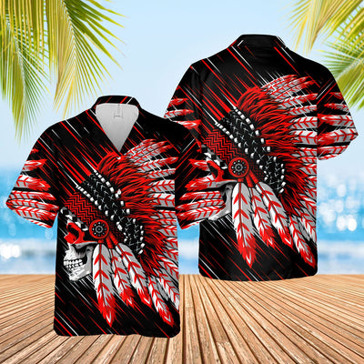 Red Headdress Hawaiian Shirt WCS