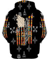 Native Flag 3D Hoodie - Native American Pride Shop