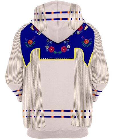 Native Navy 3D Hoodie - Native American Pride Shop