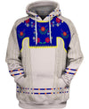 Native Navy 3D Hoodie - Native American Pride Shop