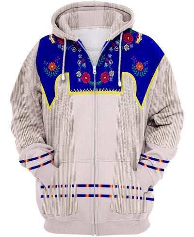 Native Navy 3D Hoodie - Native American Pride Shop