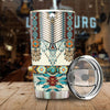 Turiquoise Native Indian Pattern Feather Tumbler WCS